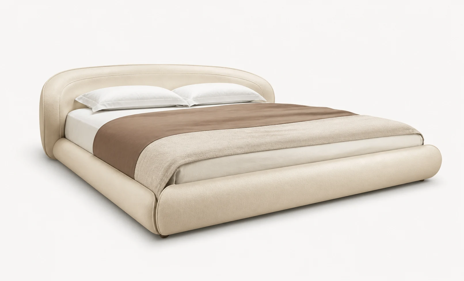 Cleaned presentation of the bed recorded as IT053-3 in the Italy villa shipment workbook
