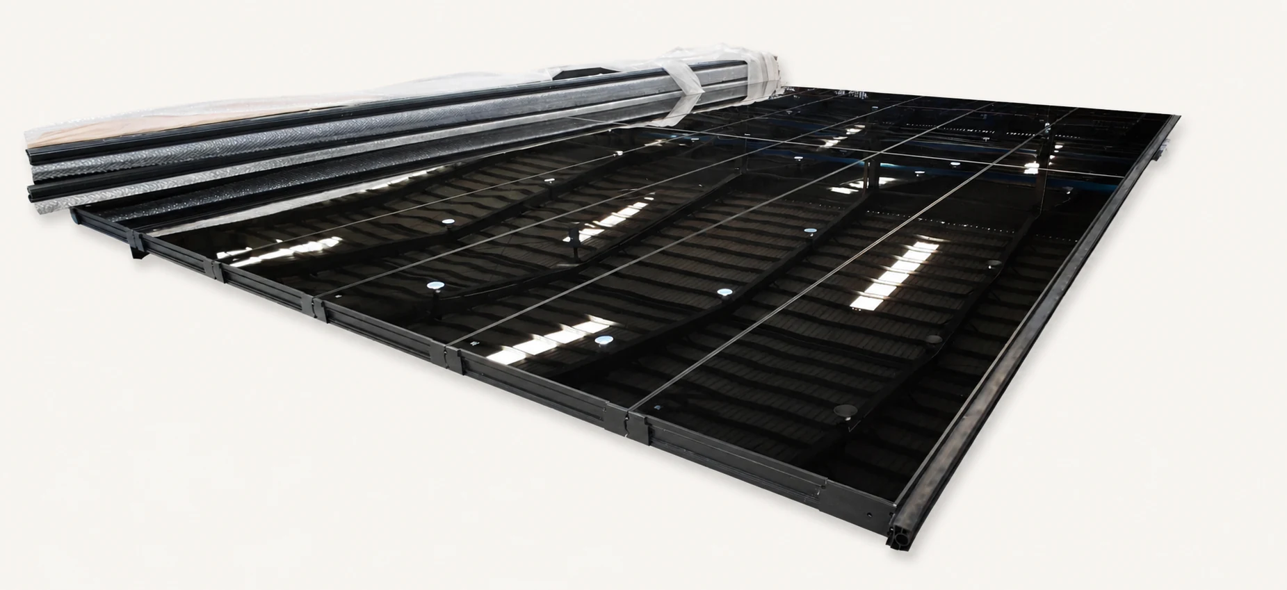Aluminum and glass garage door product reference from the active United States shipment workbook