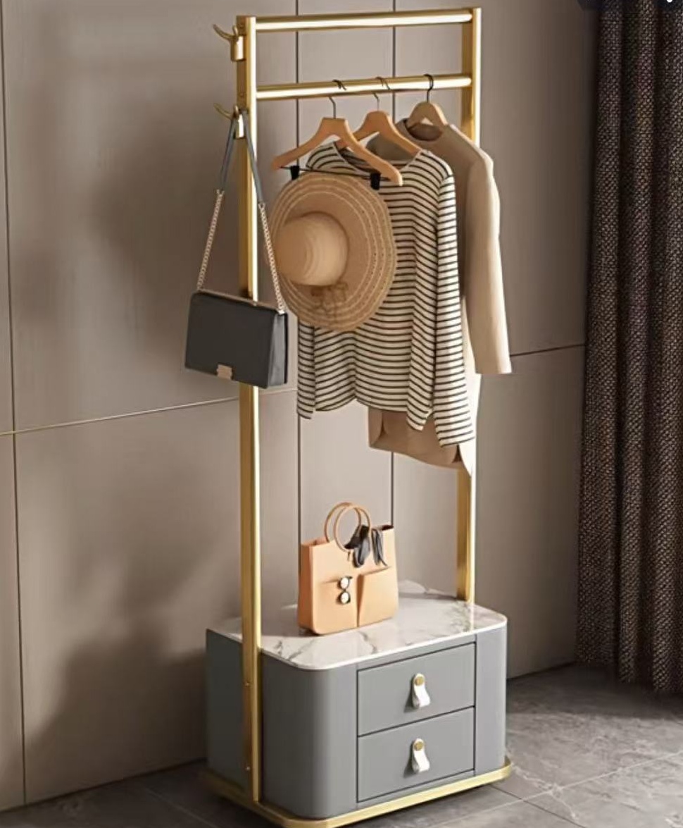 Wall-mounted clothes rack recorded in the Italy villa workbook